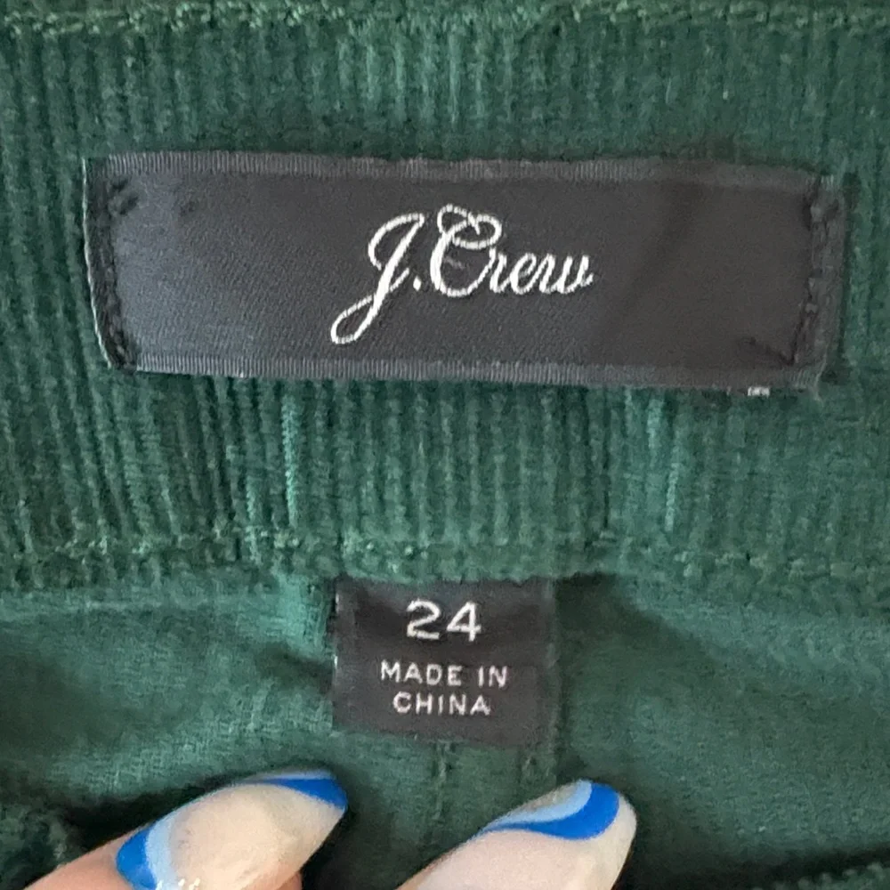 J. Crew Dark Green Skinny Corduroy Jeans - Picture 9 of 9